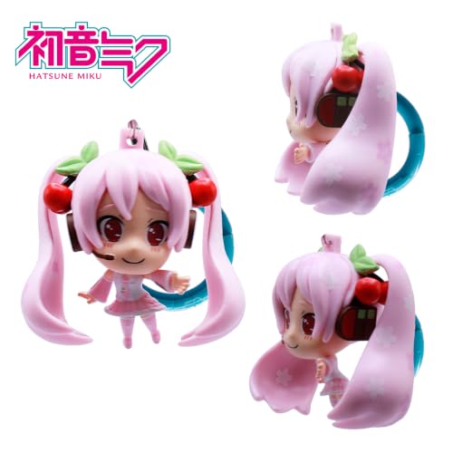 Hatsune Miku Backpack Hanger Keychain - Collectible PVC Figure