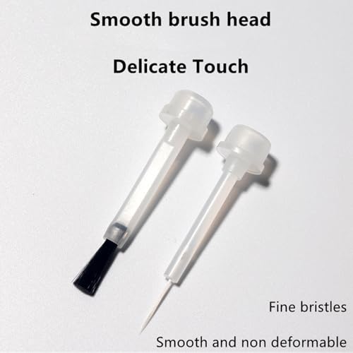 Peenbbop Disposable Nail Polish Brushes 20 Pcs - Replacement Dip Powder & Liquid Polish Applicators