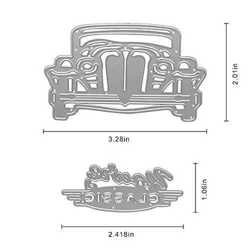 ABTOLS Metal Truck Cutting Dies for Card Making and Scrapbooking