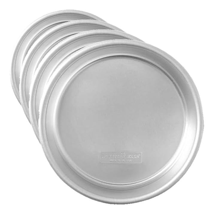 Nordic Ware Naturals 6-Inch Round Cake Pan - Aluminum Bakeware (4-Pack)