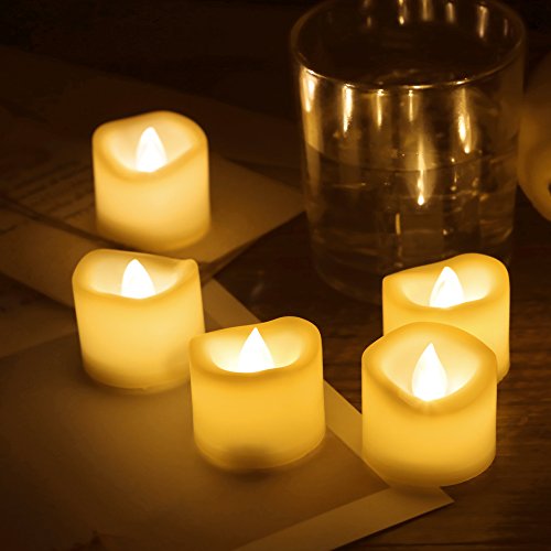 Flameless LED Tealight Candles - 6 Pack Battery Operated