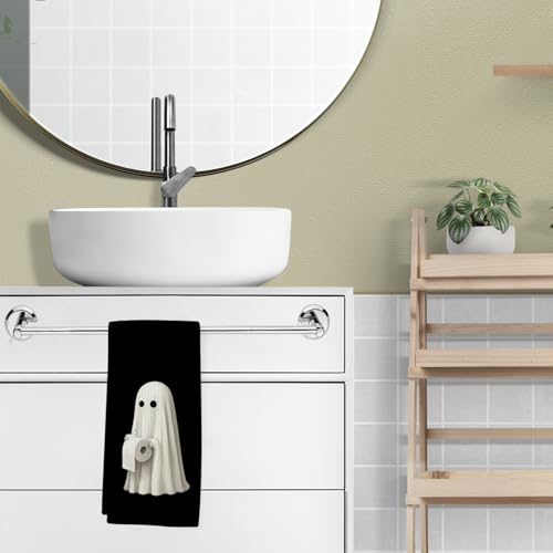 Funny Halloween Ghost Hand Towel - 16x24 inch Soft Polyester Decor (Color-1)