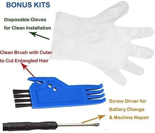 Replacement Parts Compatible with Ecovacs Deebot X8 Pro Omni/Yeedi S14 Plus Robot Vacuum Accessories with 8 Dust Bags, 8 HEPA Filters, 8 Side Brushes,2 Roller Mops,2 Main Brush