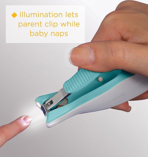 Safety 1st Sleepy Baby Nail Clipper with LED Light