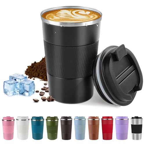12oz Vacuum Insulated Stainless Steel Travel Coffee Mug - Leak Proof