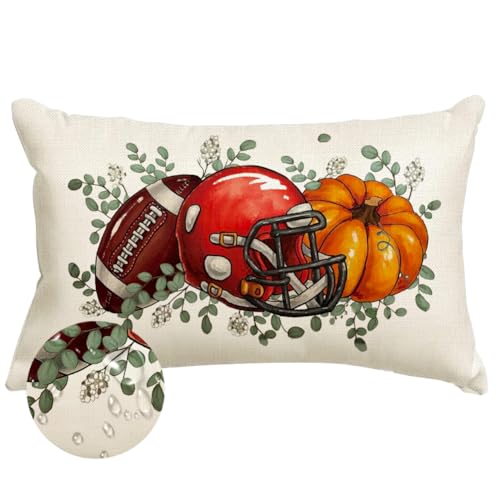 Waterproof Pumpkin Fall Pillow Covers 12x20 for Indoor & Outdoor