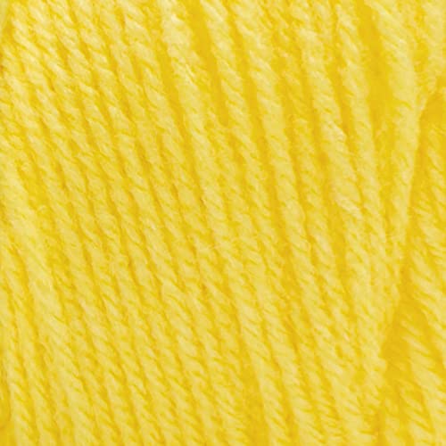 Red Heart Super Saver Yarn - Bright Yellow, 1-Pack, Medium Weight, 364 Yards
