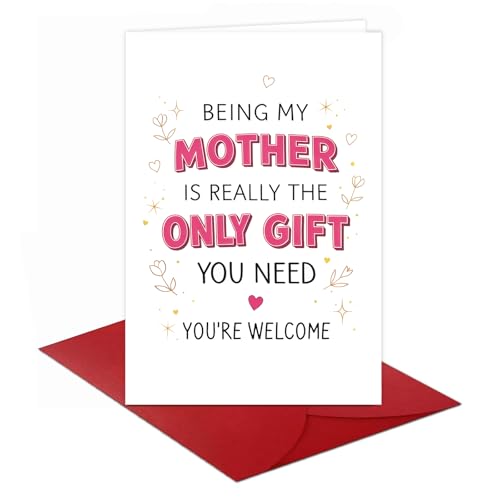 Funny Mother's Day Card for Mom | Humorous 5x7'' Greeting Card