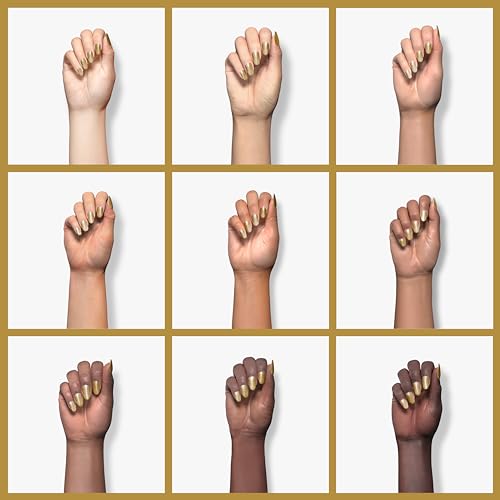 Honey Joy Golden Glitter Nail Dip Powder 28g Natural Dry