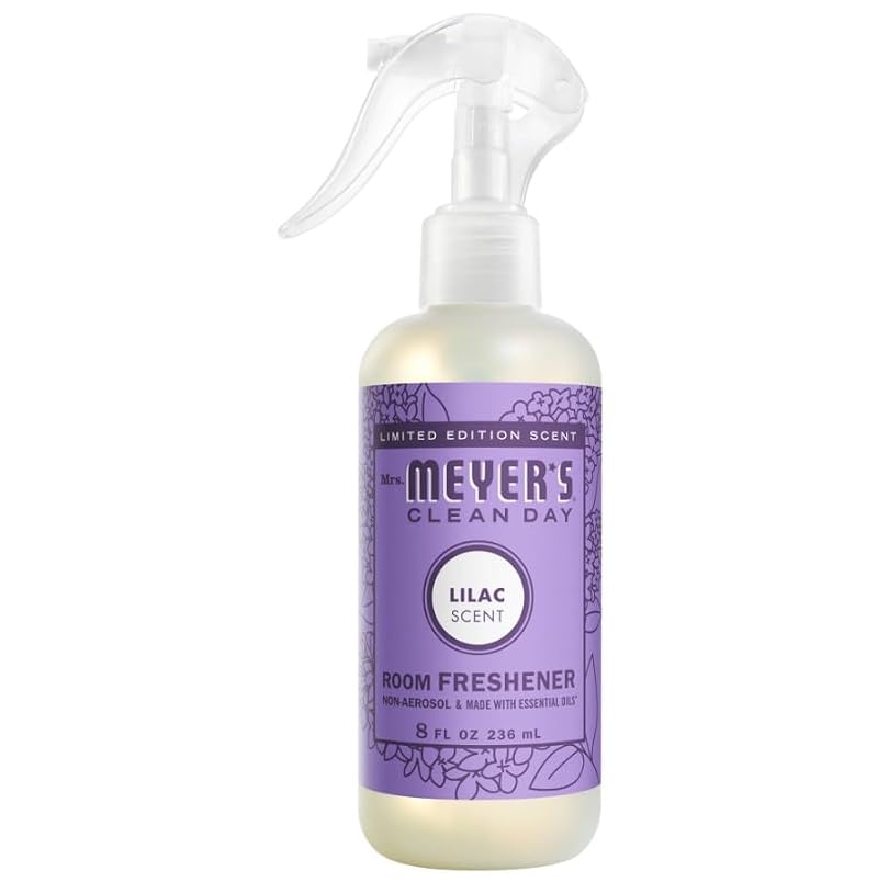 Mrs. Meyer's Clean Day Lilac Room Freshener, 8 Fl Oz (Pack of 3)