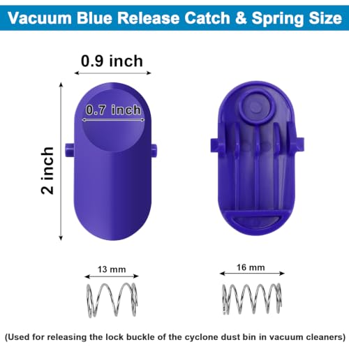 Dyson Vacuum Replacement Blue Release Catch & Spring Kit DC30-DC45