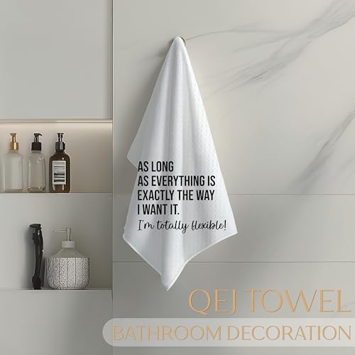 Funny Sarcastic Kitchen Dish Towels 16x24 Inch Decorative Hand Tea Towel