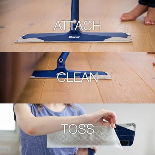 Bona Hardwood Floor Cleaning Pads - Unscented, 12 Count, Pack of 2