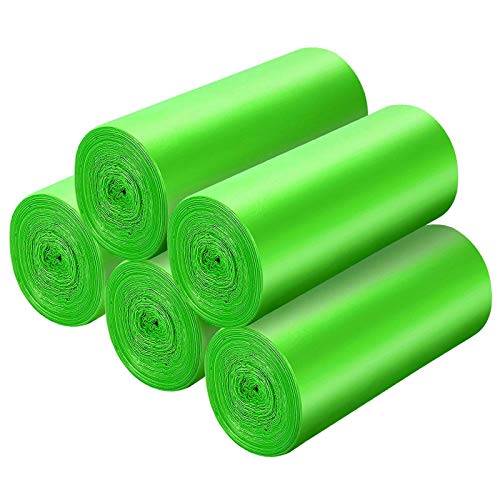 MAVGV 4 Gallon Green Trash Bags - 100 Pack Strong Wastebasket Liners