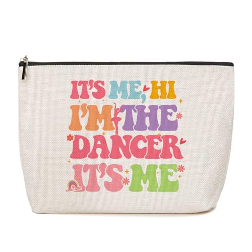 Dance Teacher Makeup Bag Waterproof Travel Cosmetic Organizer