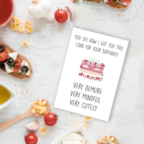 Funny Birthday Card for Her - Humorous Greeting Card