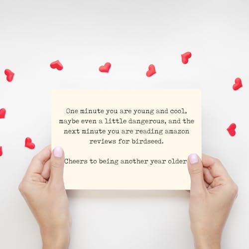 Funny Birthday Card for Him - Witty 'Getting Older' Design
