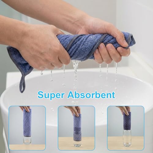 10-Pack Microfiber Cleaning Cloths - 12x12 Lint-Free Rags for Home & Car