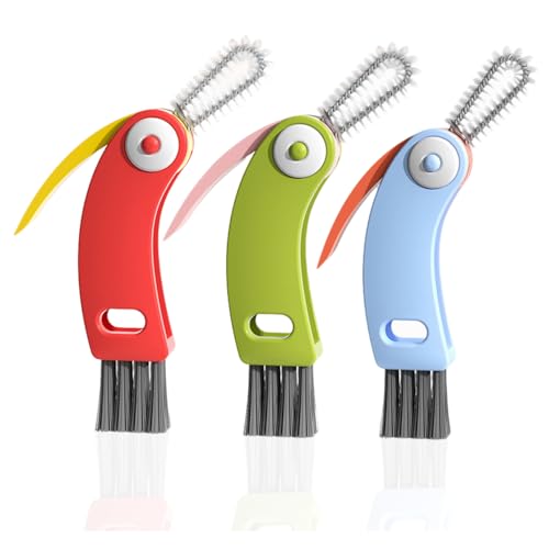 ELESDA 3-in-1 Cup Lid Gap Cleaning Brush Set - 3PCS Bottle Cleaner