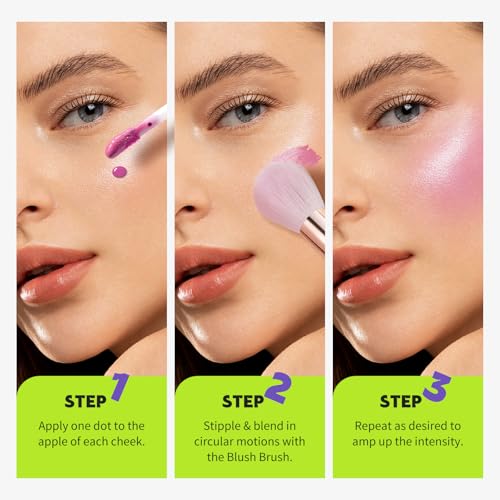 Glam Code Liquid Blush for Cheeks & Lips 2-Pack - Hydrating Natural Finish