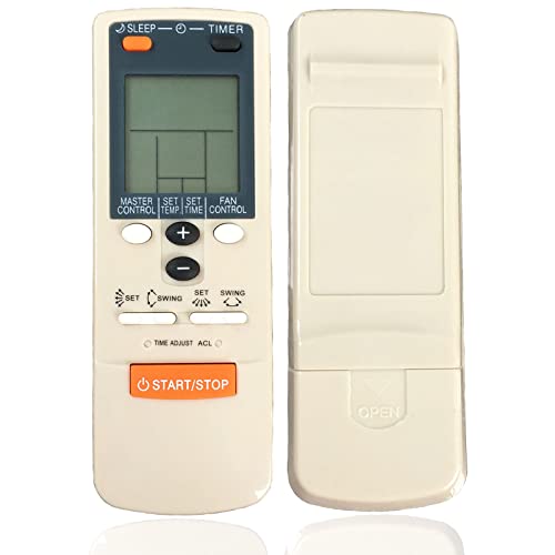 Fujitsu Air Conditioner Remote Control Replacement - Models AR-DL10, AR-DL12, ASU18C1, ASU30C1 & More