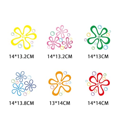 Flower Bubble Hanging Swirl Decorations - 12pcs Ocean Party Supplies