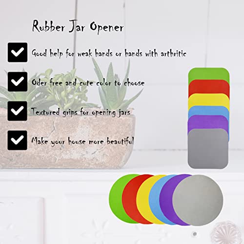 5-in-1 Jar and Bottle Opener Kit with Non-Slip Gripper for Weak Hands