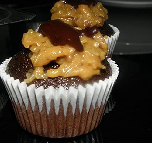 USA Made Cupcake Liners - 500 Count Fluted Baking Cups | Non-Stick, Odorless, Fits Standard Pans, 2'' x 1.25''
