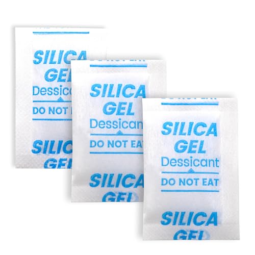 50 Pack 5g Silica Gel Packets - Moisture Absorbers for Storage