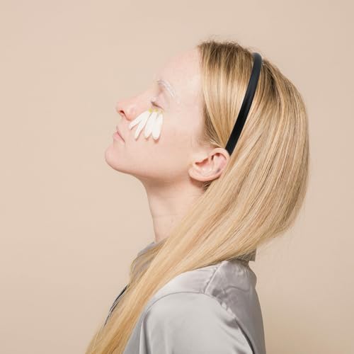 Uintoon 6Pcs Black Non-Slip Thin Plastic Headbands with Teeth for Women