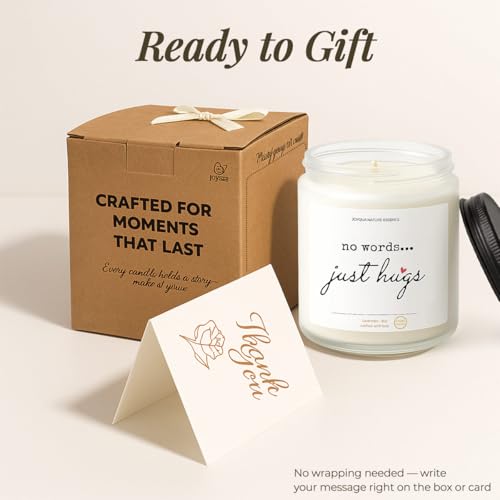 Lavender Scented Memorial Candle - Sympathy Gift for Loss