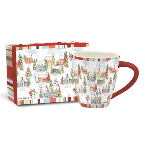 Welcoming Santa Ceramic Mug 17oz Extra Large Coffee Cup - Multi Color