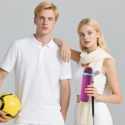 2pcs Handles for Owala FreeSip 24oz 32oz, Water Bottle Cap Carry Loop Handle, Replacement Parts for Owala Cup 16/25/40oz Easy Bottle Top Lid Cap Replacement Accessories, BPA-Free (White)