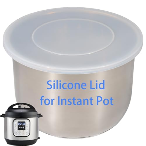 MIRUMIO Silicone Lid for Instant Pot 6QT & 5QT - 9.8 Inch Reusable Food Cover