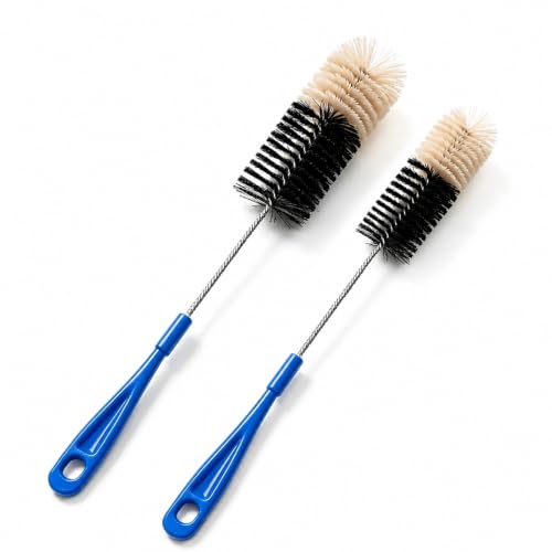 17-Inch Bottle Brush Set - 2 Pack with Soft Nylon Bristles