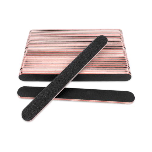 Professional Nail Files 20 Pack 100/180 Grit Emery Boards for Acrylic