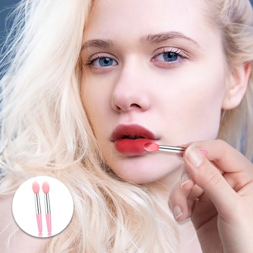 Mozeat Lens 12Pcs Silicone Lip Mask Applicator and Lipstick Brushes