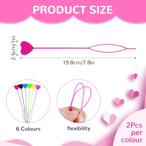 Hair Beader Tool 12 Pack - Quick Bead Loader & Topsy Tail Styling Kit