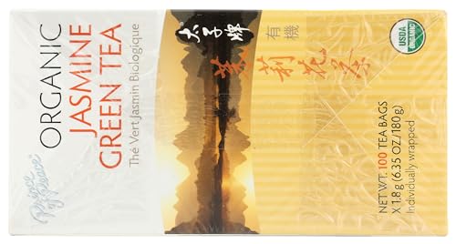 Organic Jasmine Green Tea - 100 Count - Prince of Peace