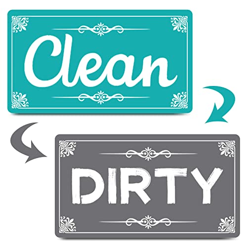 Magnetic Clean Dirty Dishwasher Magnet Sign | Kitchen Organizer