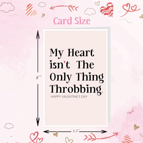 Romantic Valentine Day Card for Wife Husband Girlfriend Boyfriend