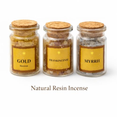 Gold, Frankincense & Myrrh Gift Set - Holy Land Nativity Keepsake Box