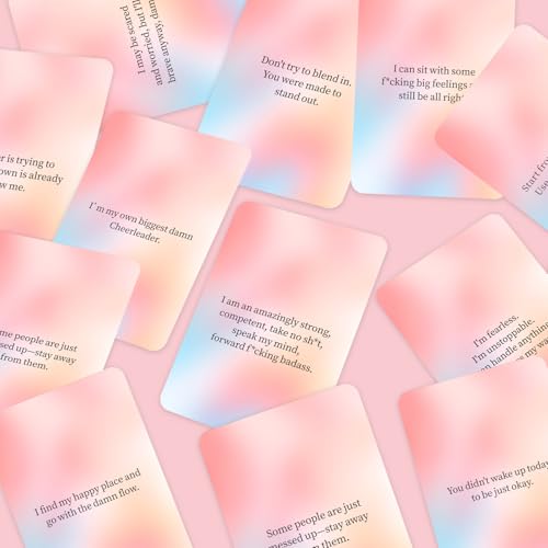 Badass Affirmation Cards for Daily Motivation & Self-Care Gifts