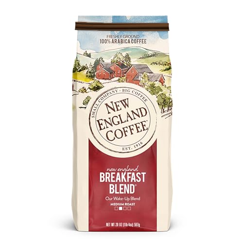 New England Coffee Breakfast Blend Medium Roast Ground Coffee - 20oz