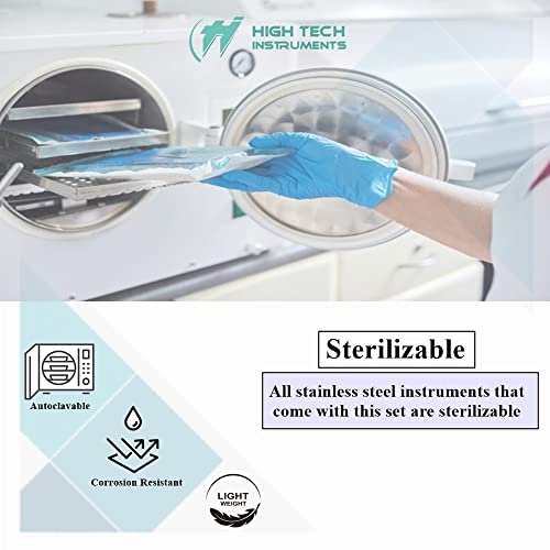 High Tech Instruments Stainless Steel Dental Explorer #23 Tartar Remover