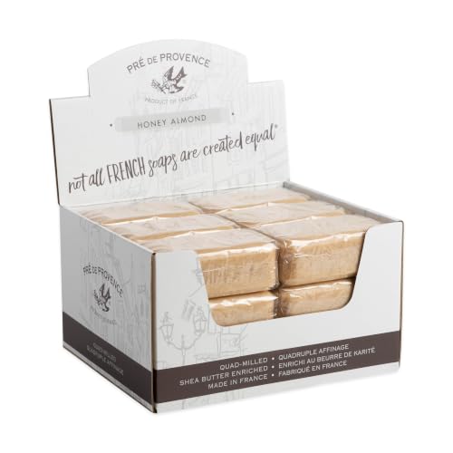 Pre de Provence Artisanal French Moisturizing Soap Bar, Honey Almond, 5.3 oz