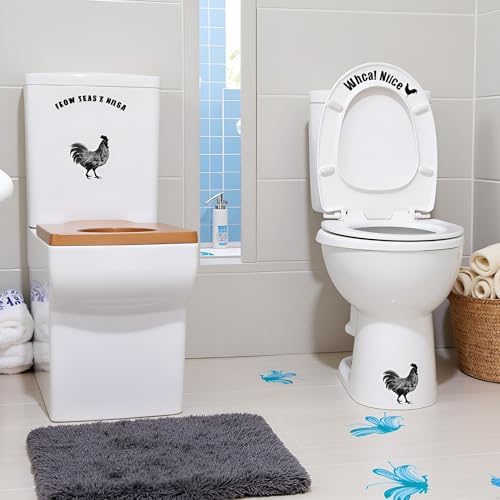 Funny Toilet Seat Sticker Waterproof Vinyl Prank Wall Art Decor