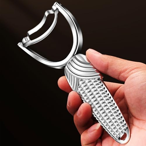 Maxjoy Corn Peeler & Cob Stripper, Stainless Steel Blade - Silver, 1 Pack