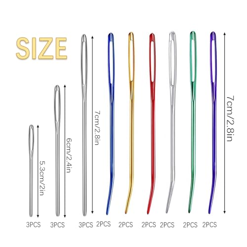 Twisepicks 21-Piece Yarn Needle Set with Storage Box