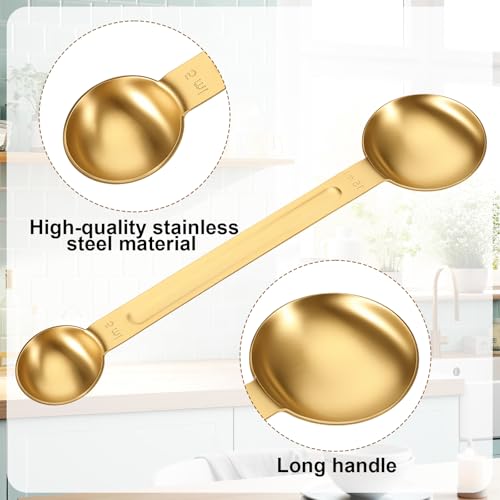 Double Sided Measuring Spoon - Stainless Steel 5ml & 15ml
